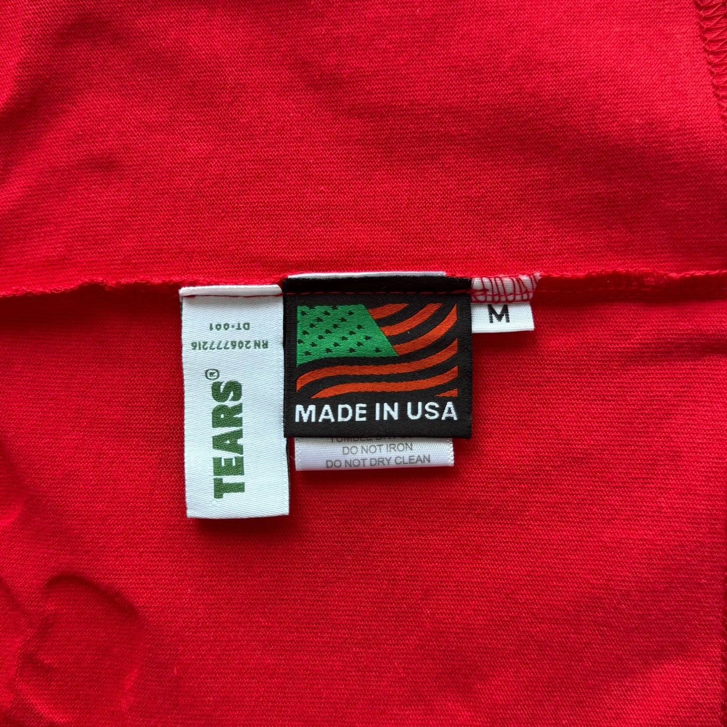 Denim Tears T-Shirt Red - SECOND SOURCE