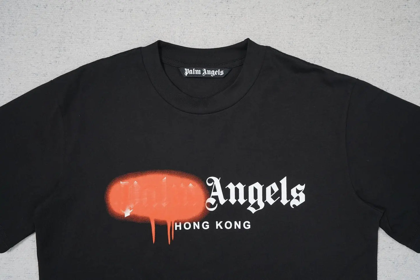 Palm Angles Spray Paint T-Shirt - SECOND SOURCE