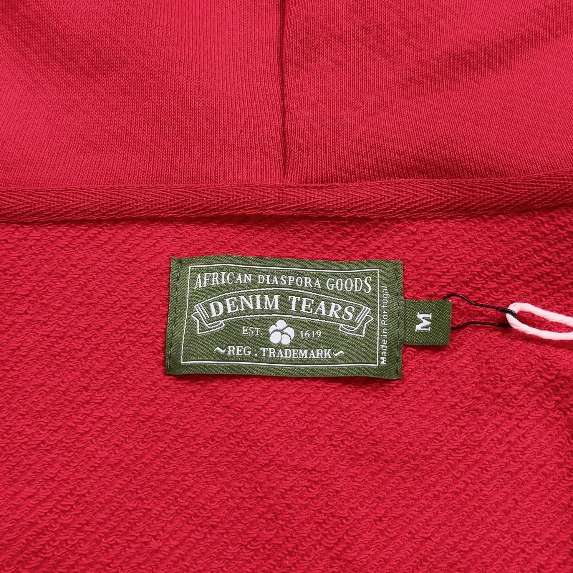 Denim Tears Hoodie Red - SECOND SOURCE
