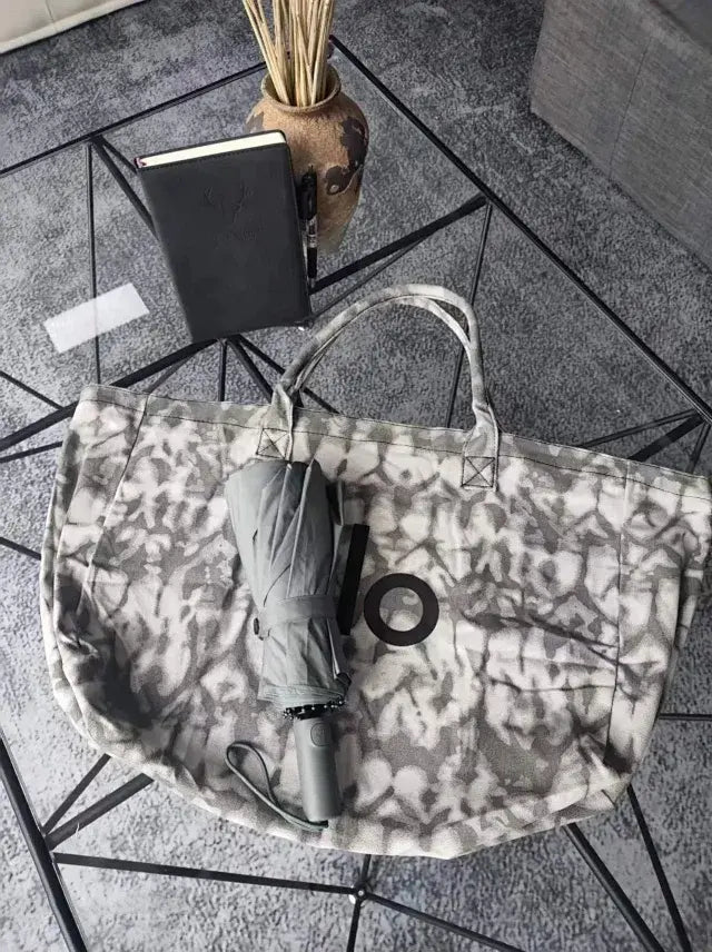 Alo Cotton Tote Bag Grey SECOND SOURCE