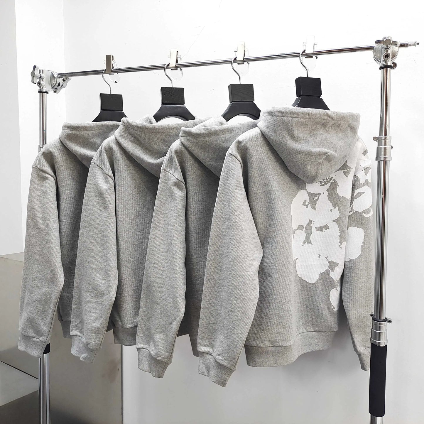 Denim Tears Biggie Wreath Hoodie Grey SECOND SOURCE