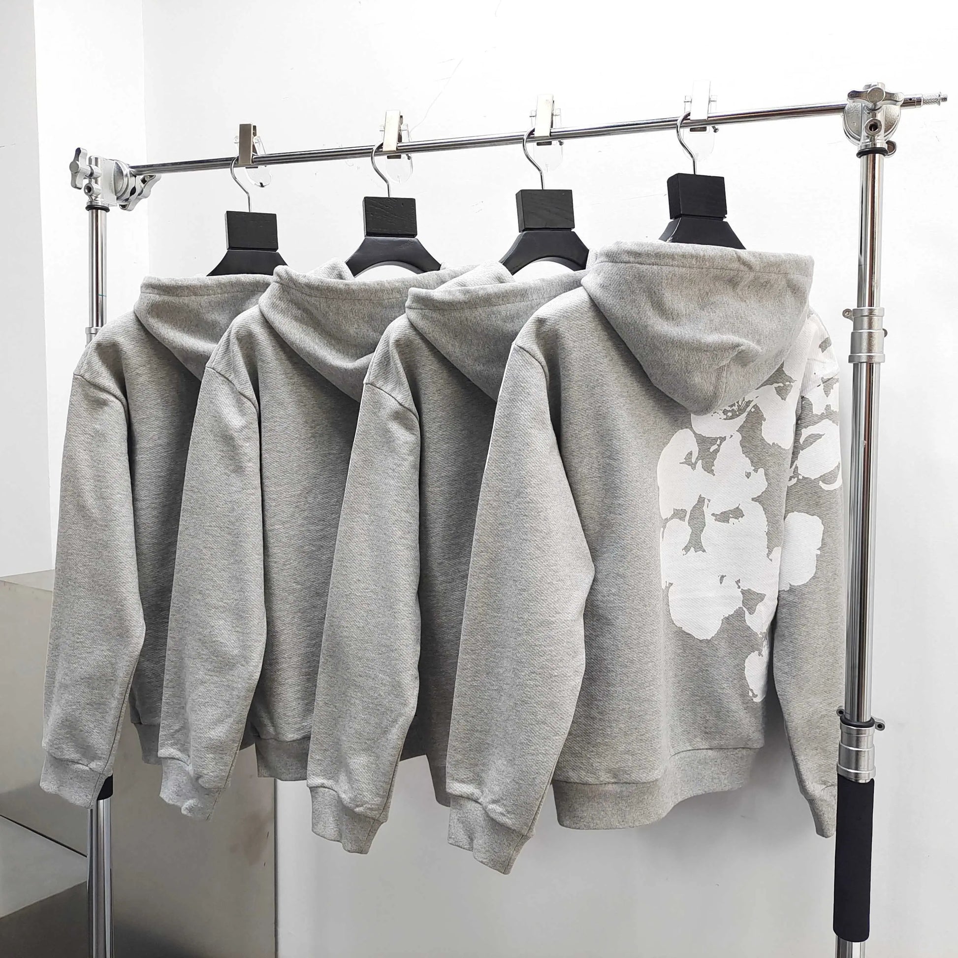 Denim Tears Biggie Wreath Hoodie Grey SECOND SOURCE