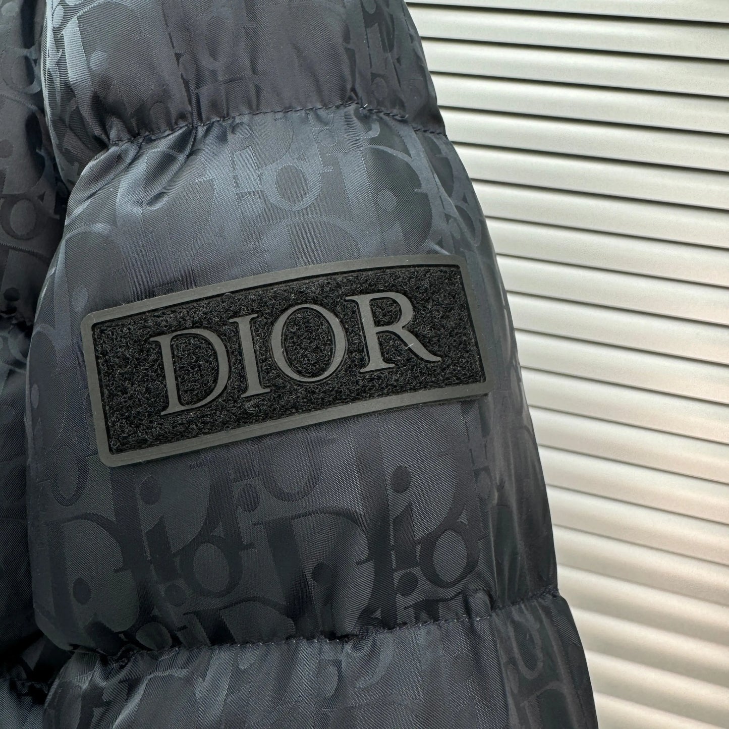 Dior Oblique Monogram Puffer In Navy SECOND SOURCE