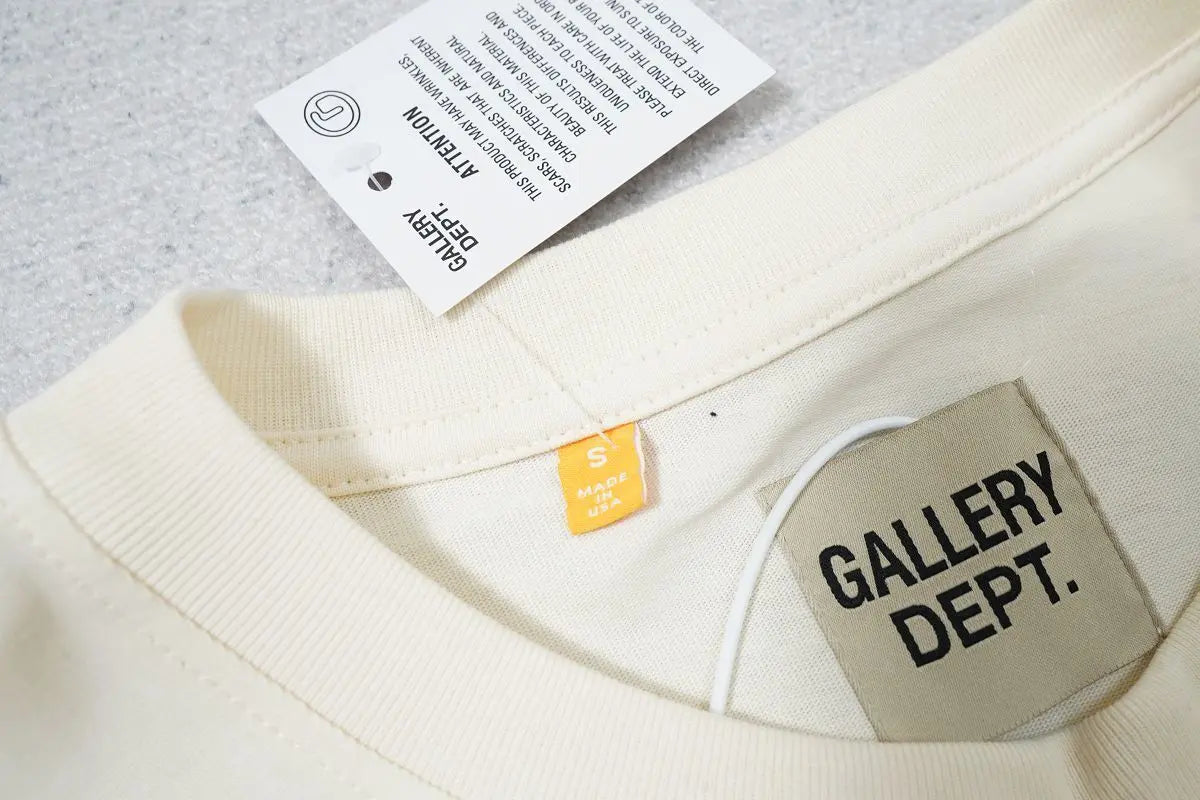 Gallery Dept Art Basel Miami T-Shirt Beige - SECOND SOURCE
