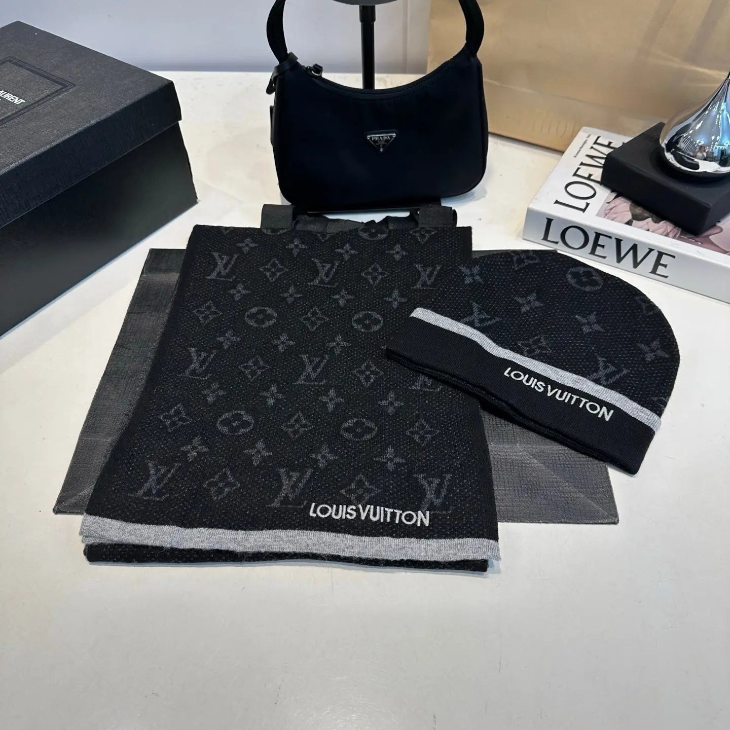 Louis Vuitton Scarf Set 4 - SECOND SOURCE