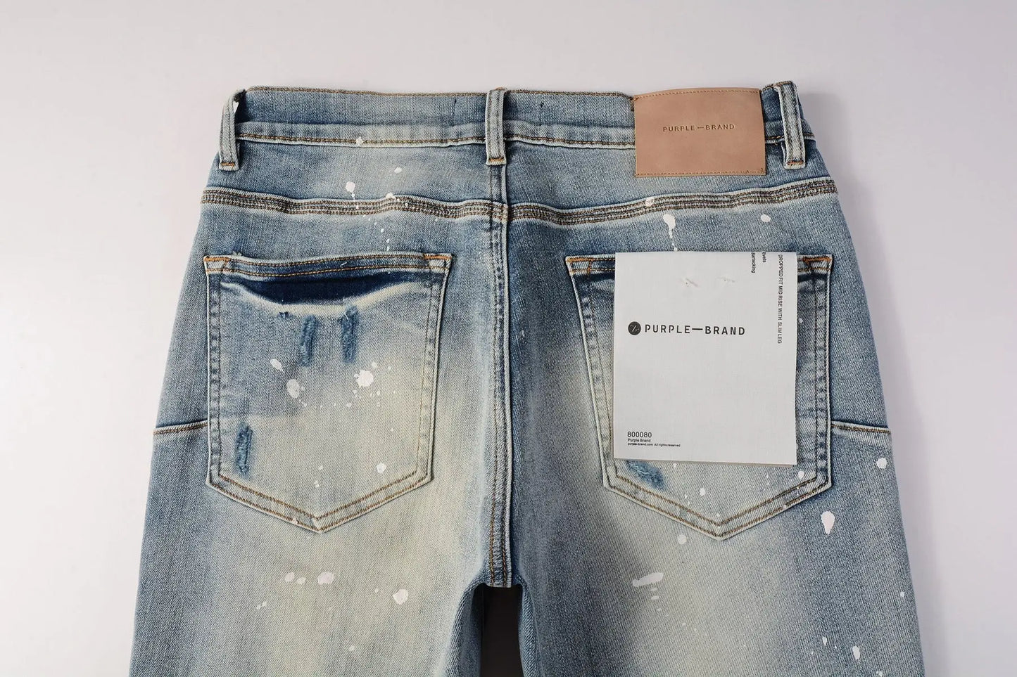 Purple Brand Jeans Washed Blue Ripped - SECOND SOURCE