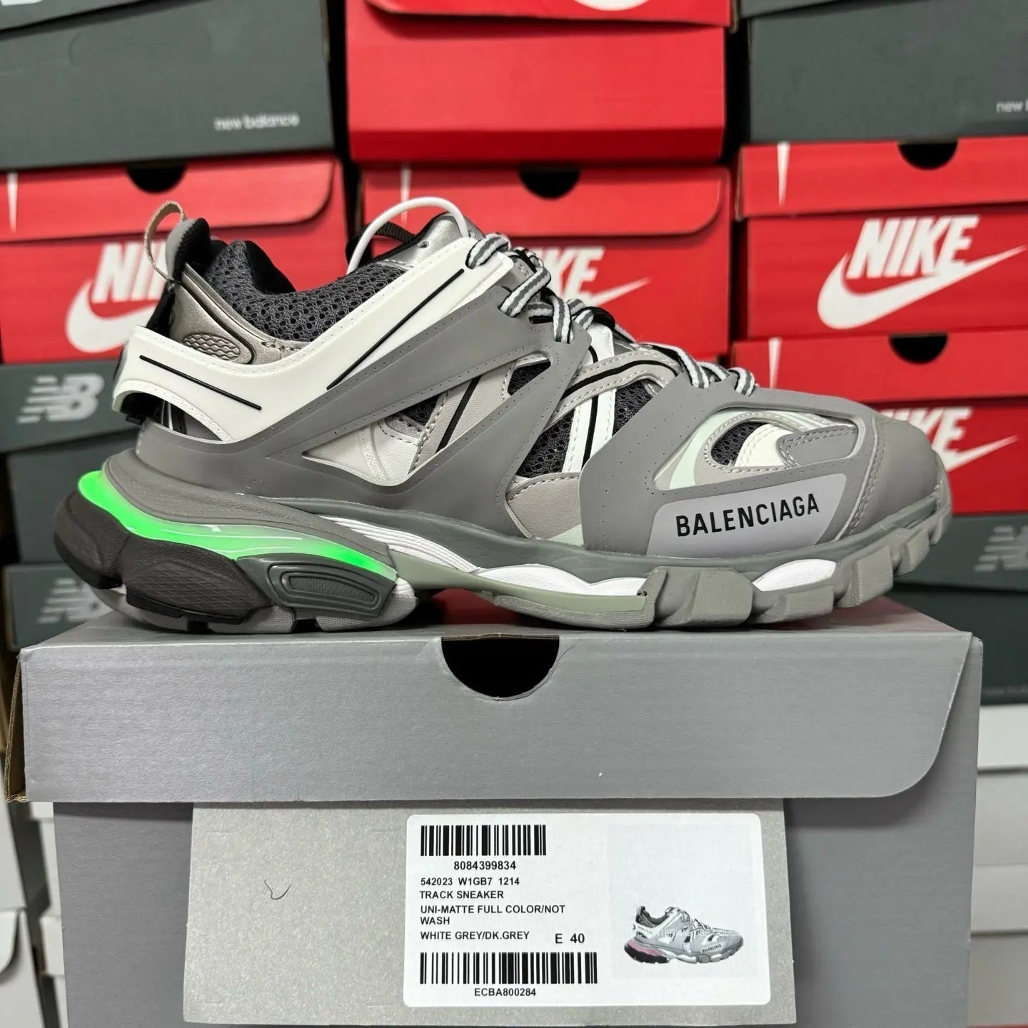 Blenciaga Tracks LED Light Grey - SECOND SOURCE