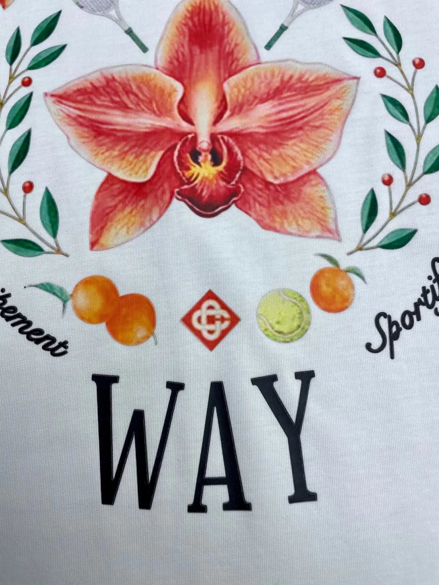 Casa Blanca Orchid Tennis Tee - SECOND SOURCE
