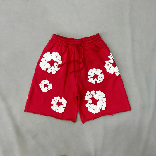 Denim Tears Shorts Red - SECOND SOURCE