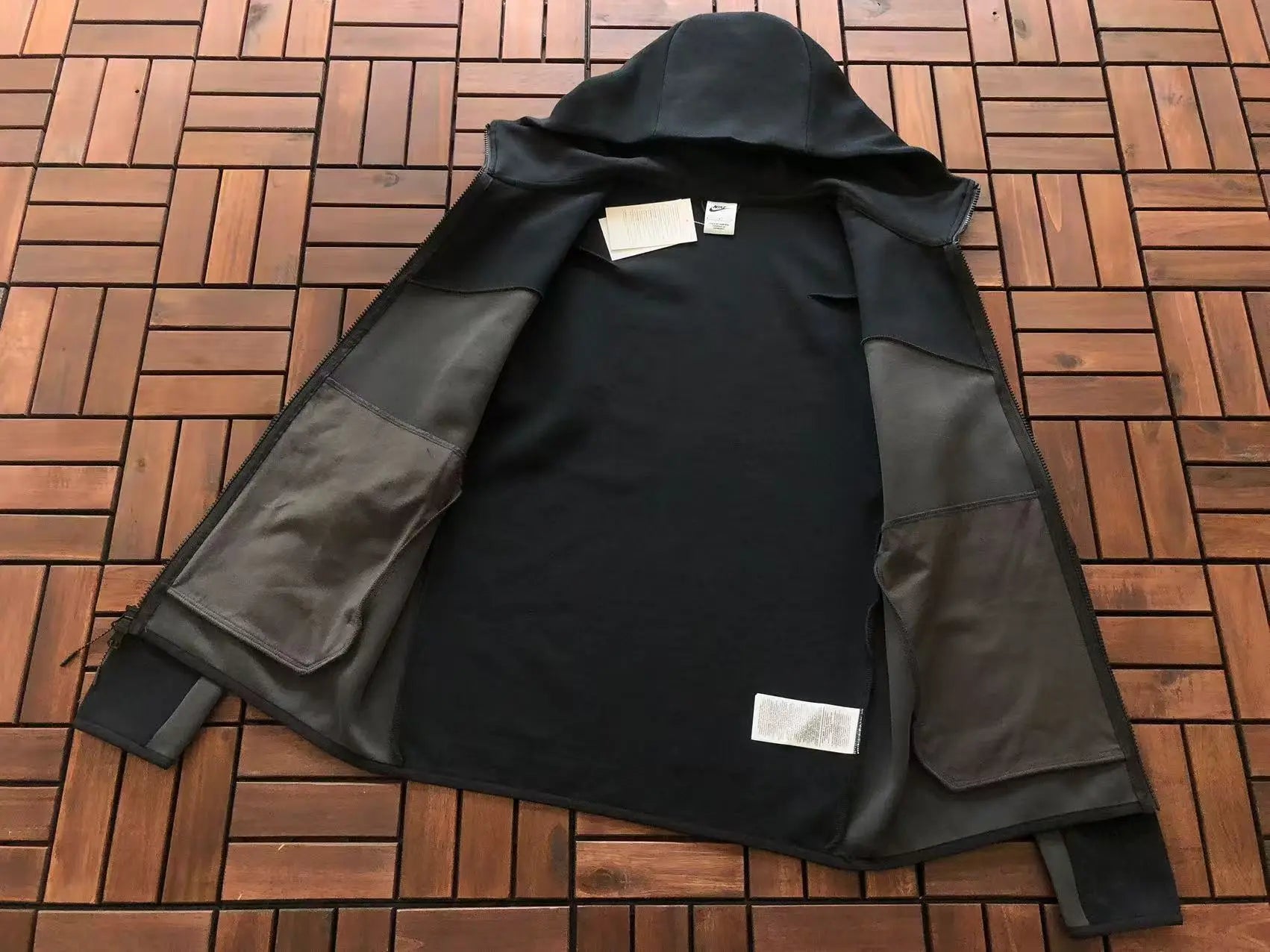 Nike Tech Fleece Dark Smoke Grey Orange - SECOND SOURCE