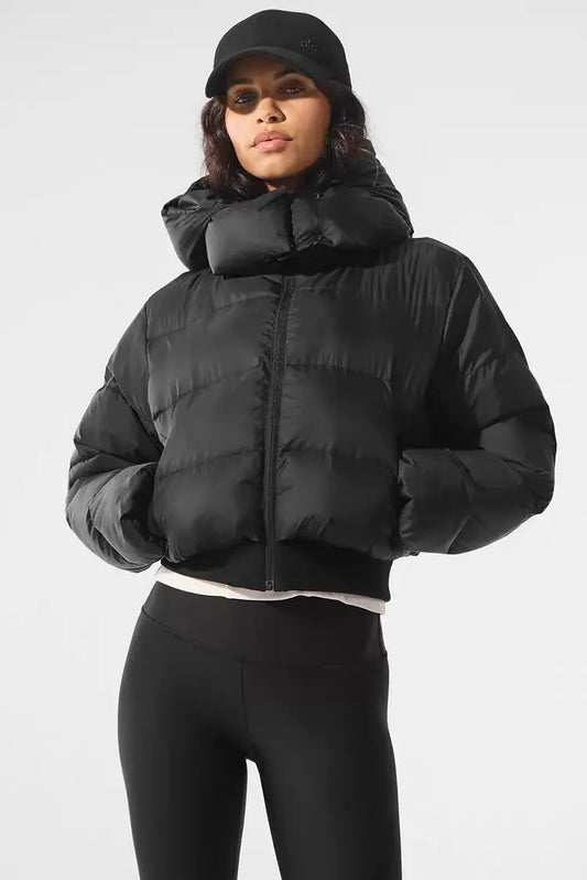 Alo Puffer Crop Jacket - SECOND SOURCE