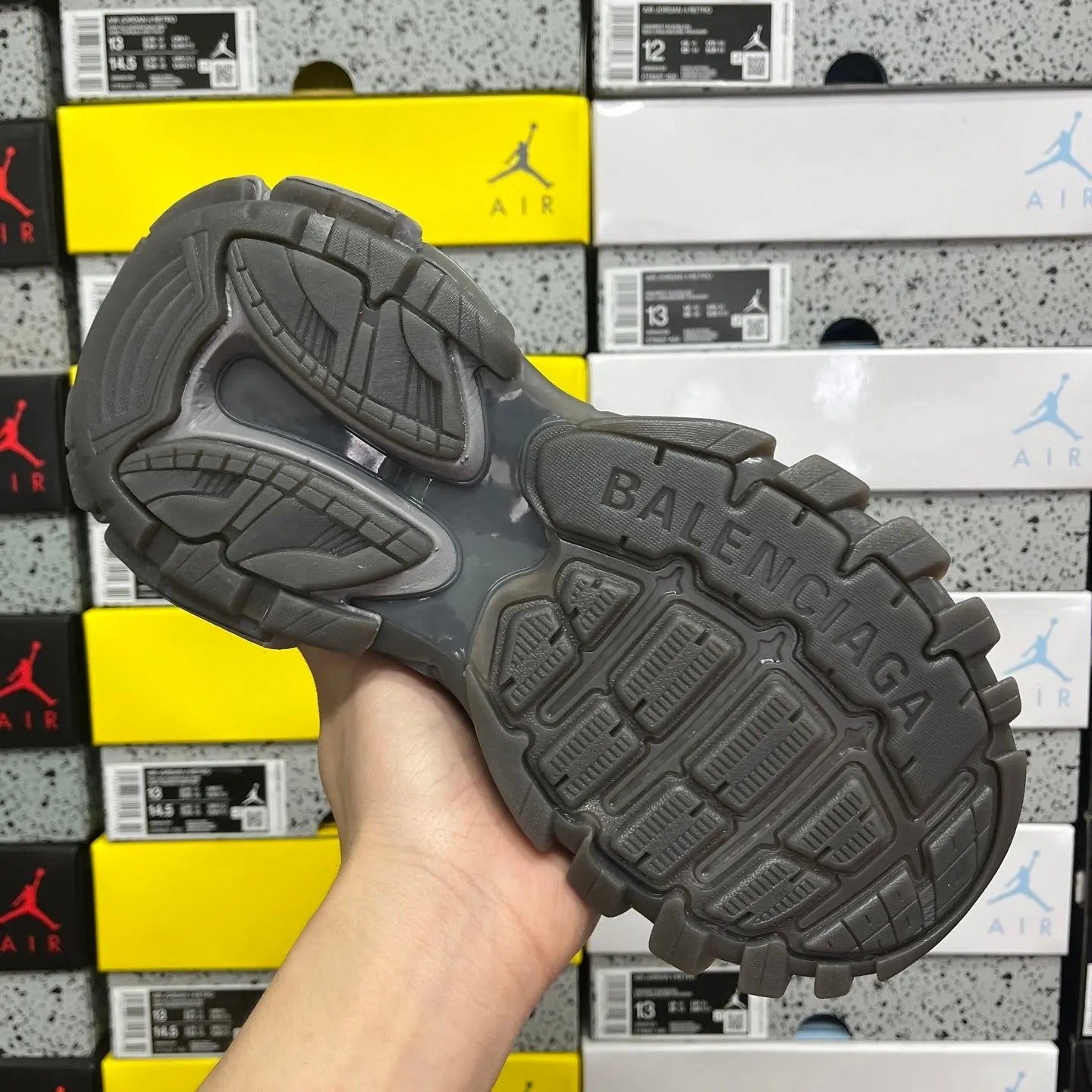 Blenciaga Tracks 2.0 Grey - SECOND SOURCE