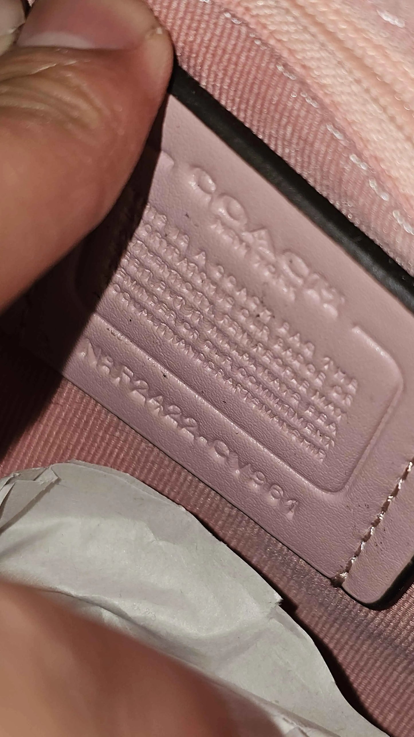 Coach Rowan Satchel Bag In Signature Pink SECOND SOURCE