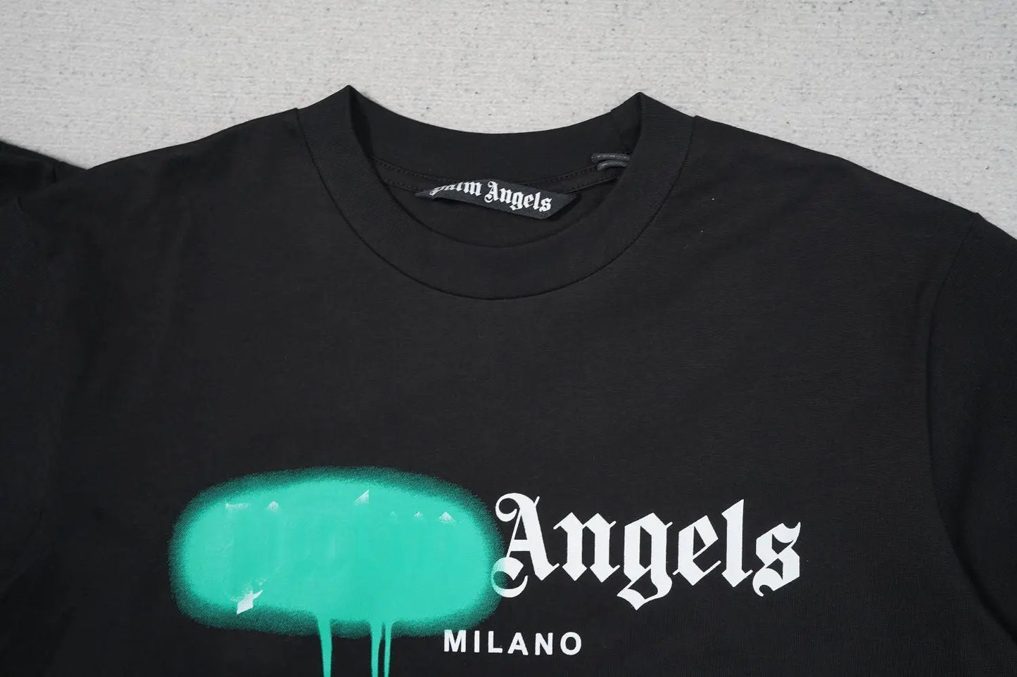 Palm Angles Spray Paint T-Shirt - SECOND SOURCE