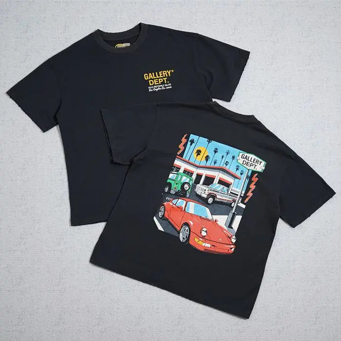 Gallery Dept Art Basel Miami T-Shirt Black - SECOND SOURCE