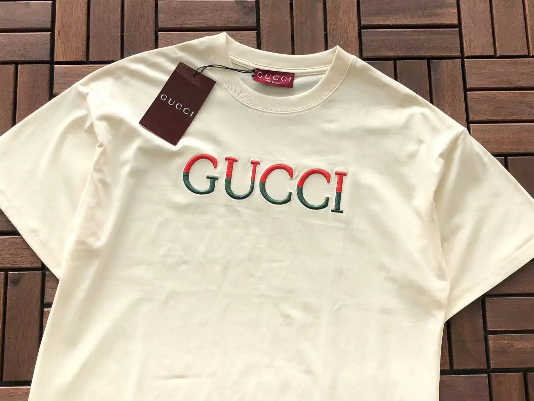 Gucci Embroidery T-Shirt - SECOND SOURCE