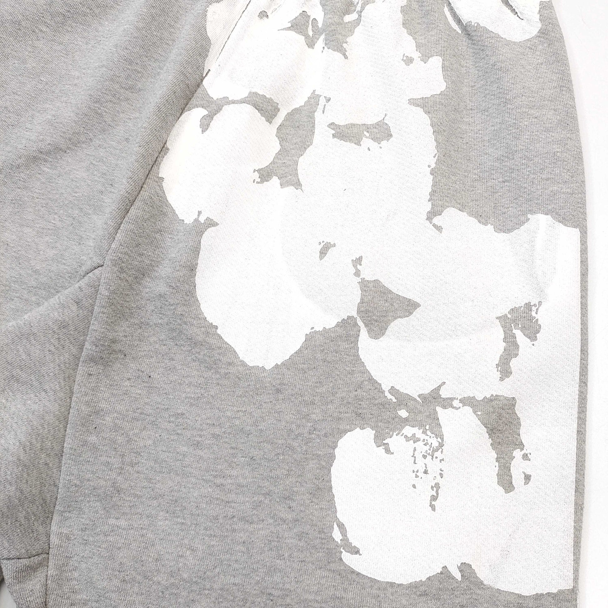 Denim Tears Bottoms Hoodie Grey SECOND SOURCE