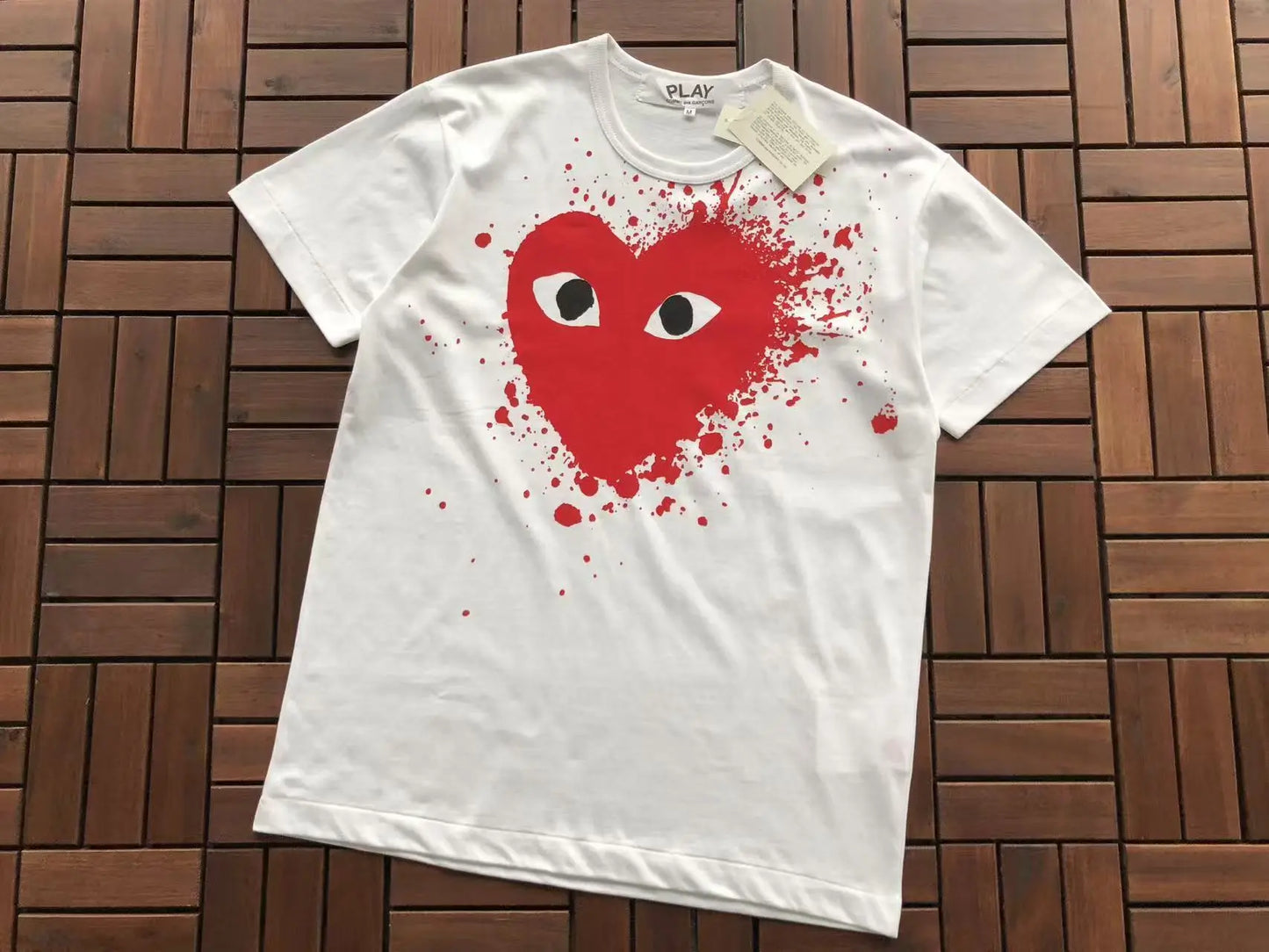 CDG Heart Tee - SECOND SOURCE