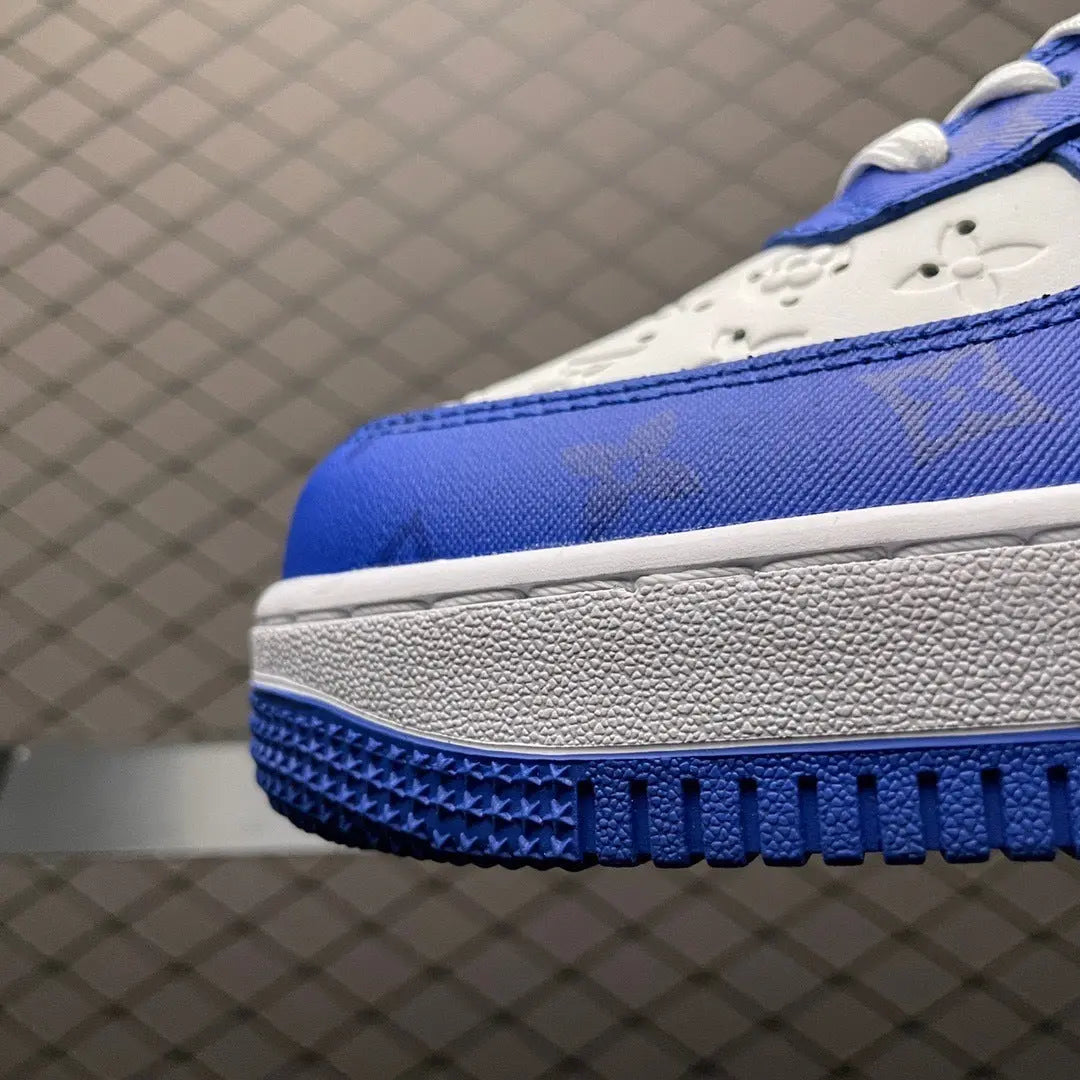 NIKE X LOUIS VUITTON Blue Air Force 1 - SECOND SOURCE