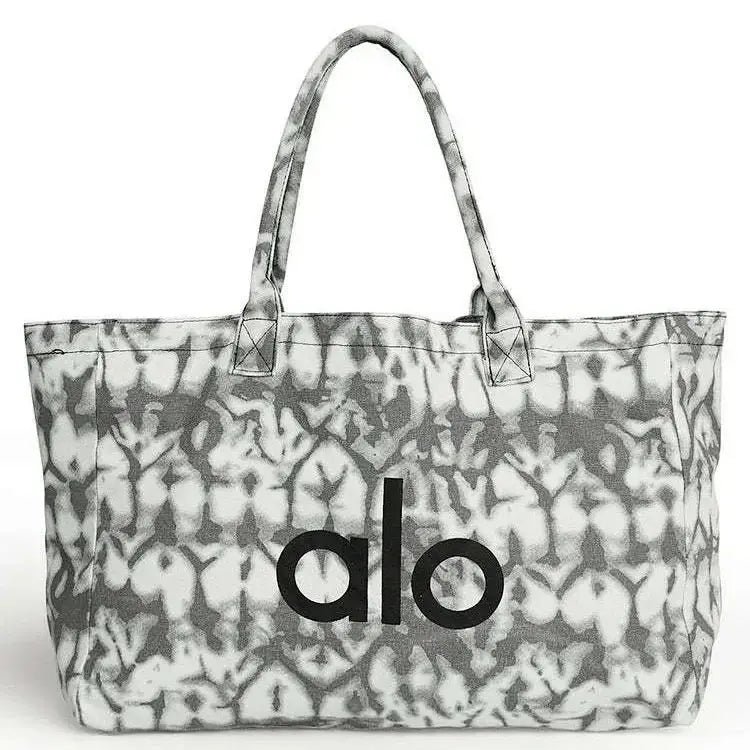 Alo Cotton Tote Bag Grey SECOND SOURCE