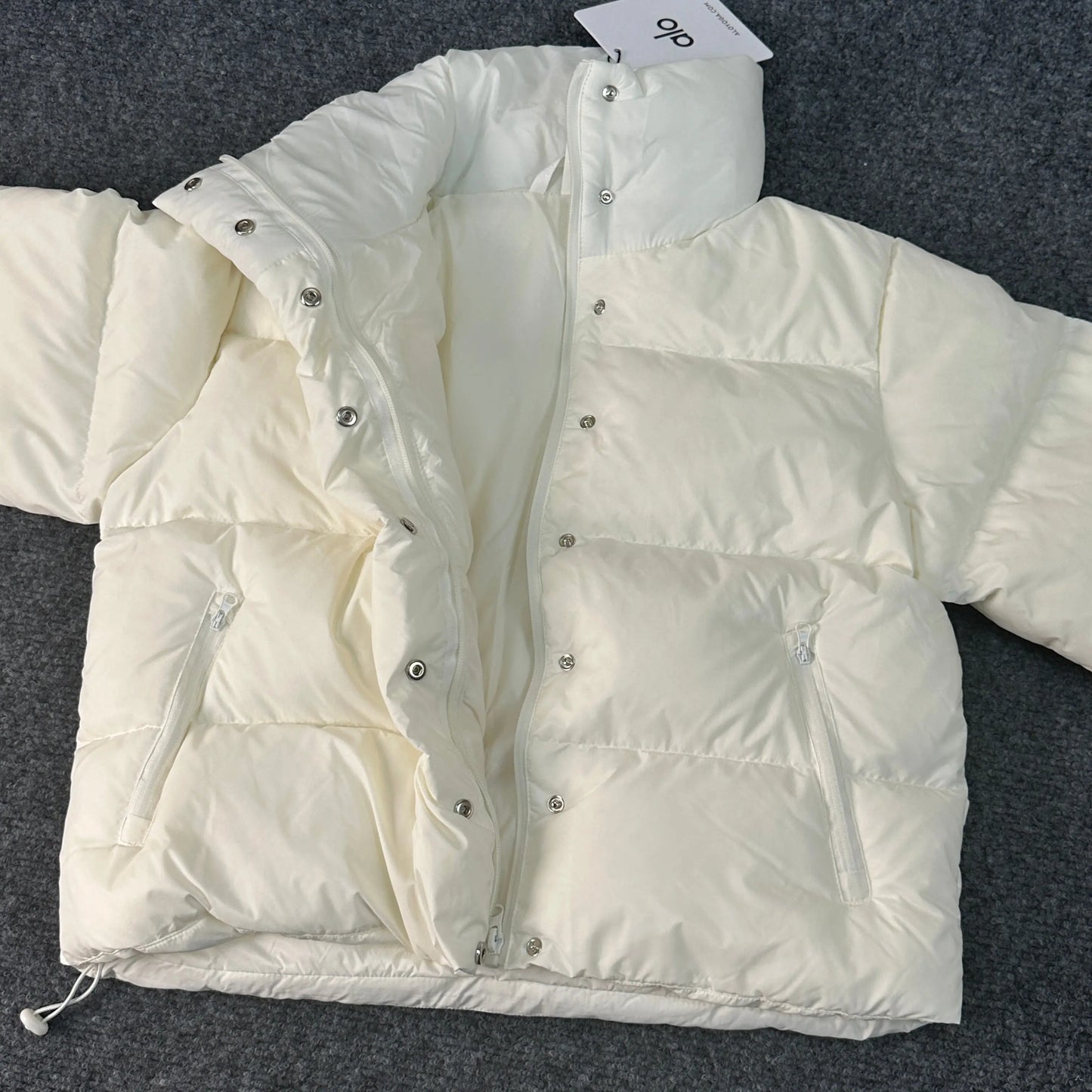 Alo Puffer Crop Jacket - SECOND SOURCE