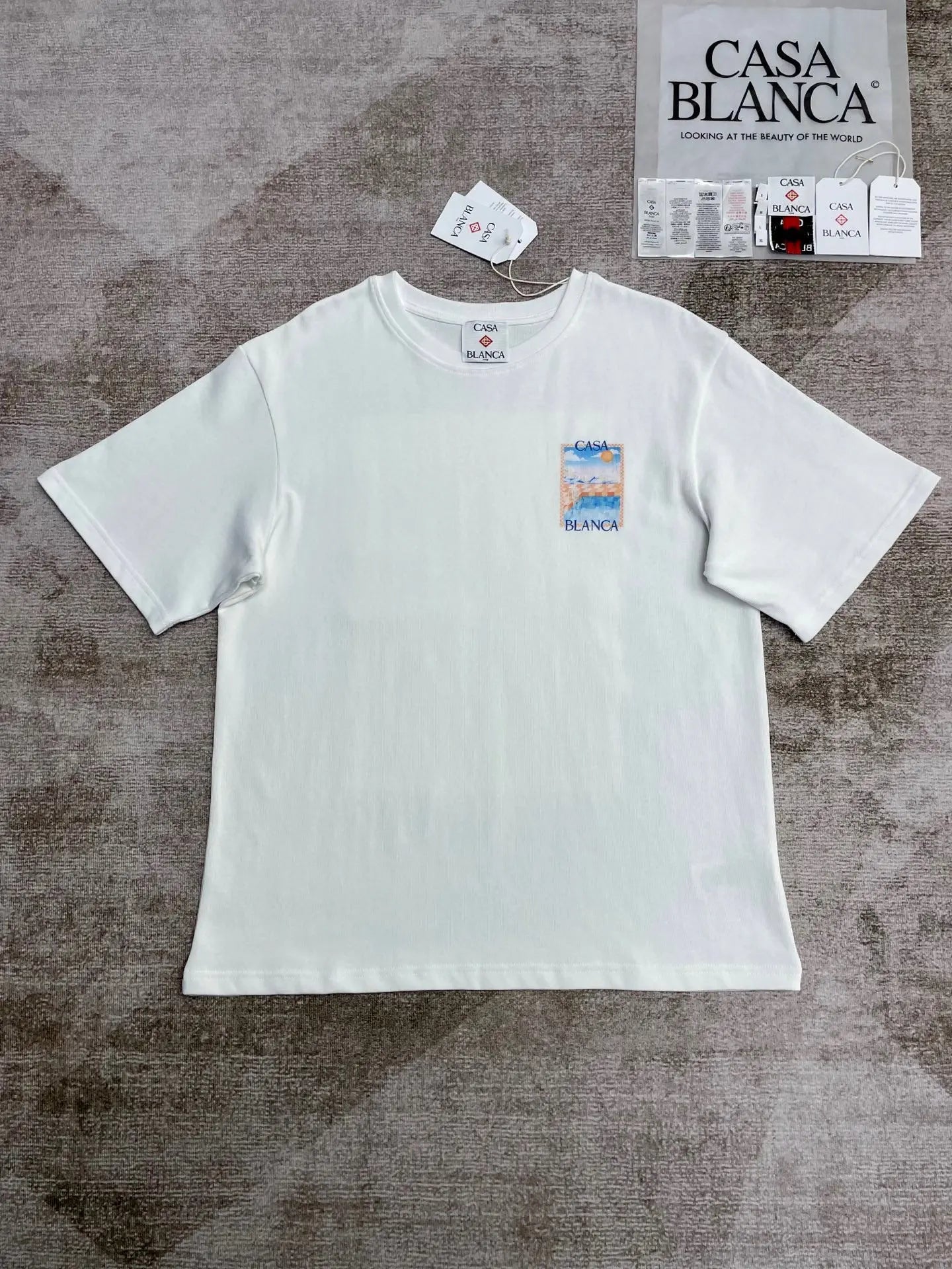 Casa Blanca Surreal Pool Tee - SECOND SOURCE