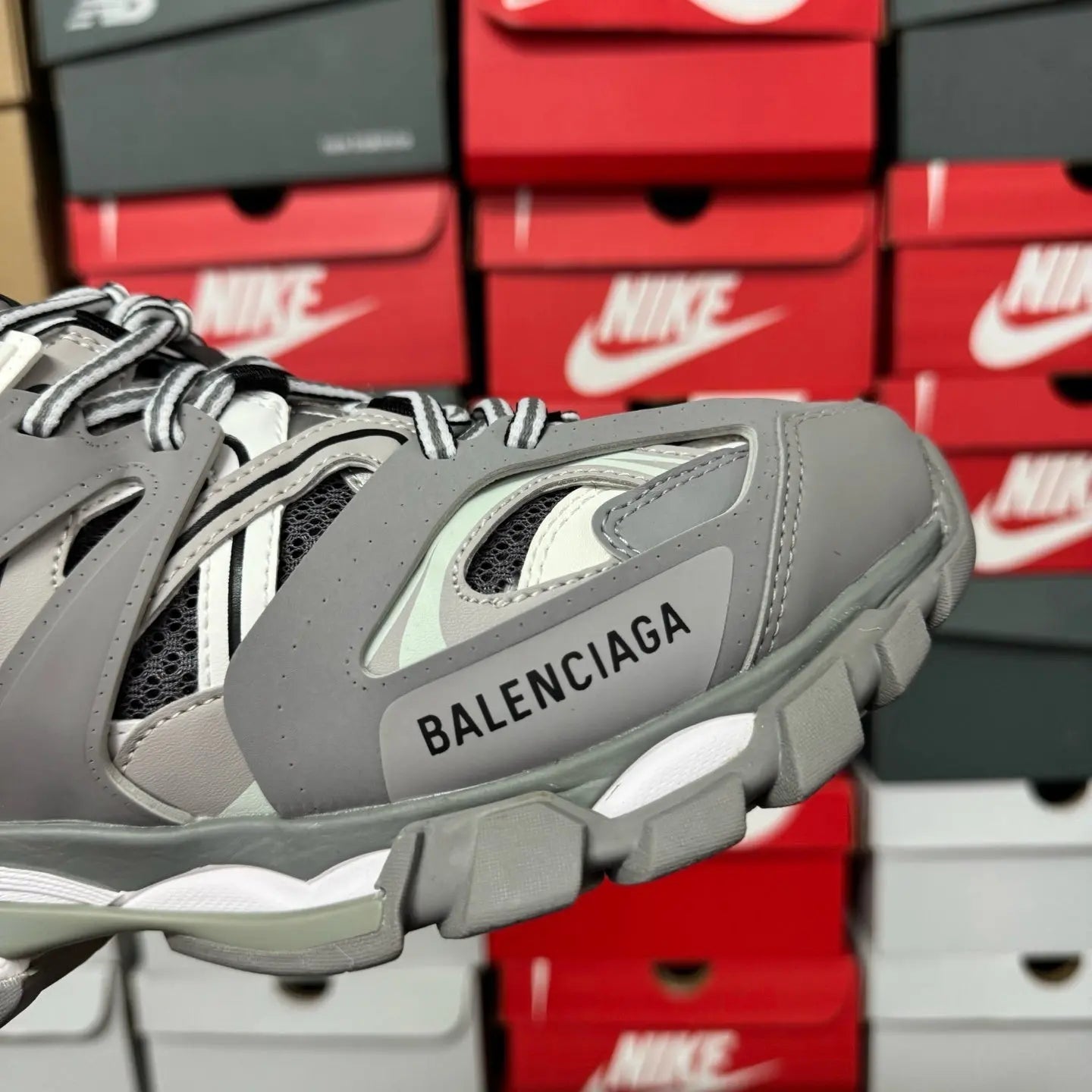 Blenciaga Tracks LED Light Grey - SECOND SOURCE