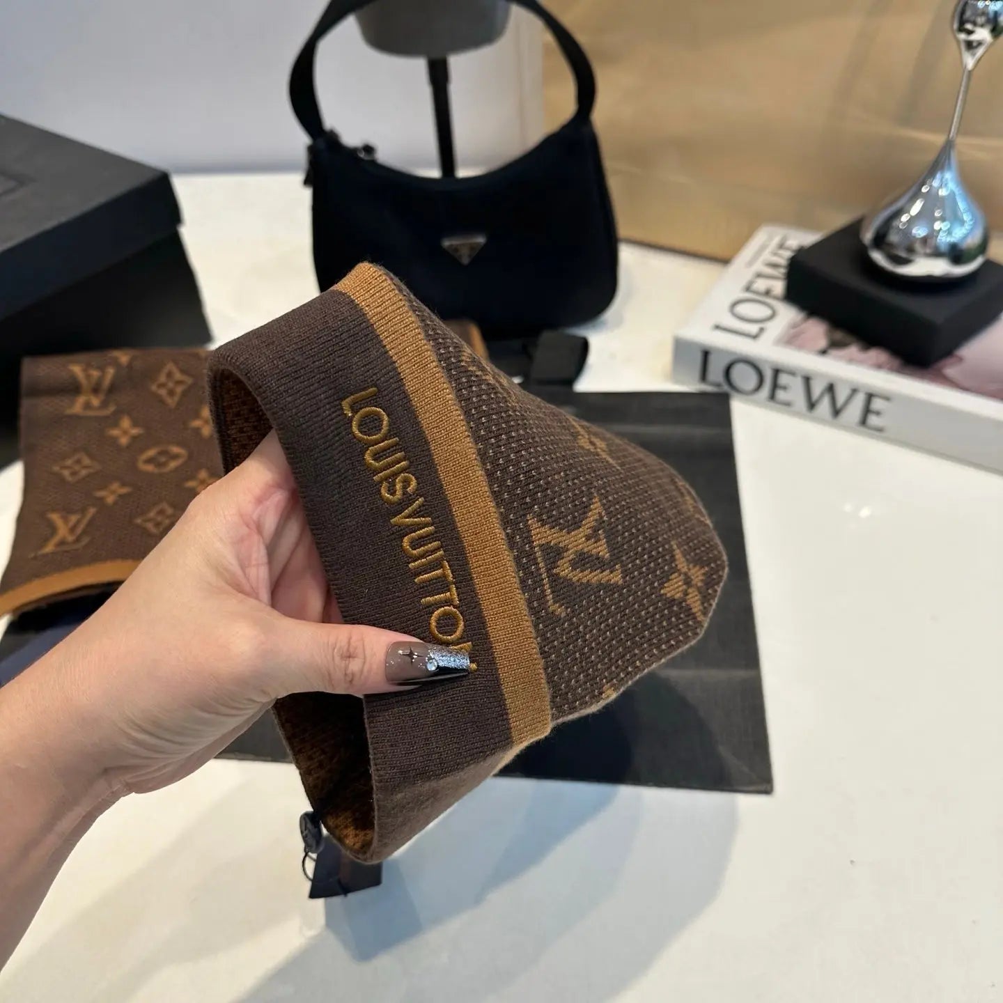 Louis Vuitton Scarf Set 4 - SECOND SOURCE