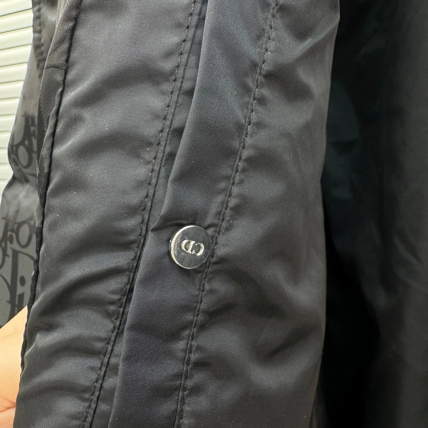 Dior Oblique Monogram Puffer In Black SECOND SOURCE