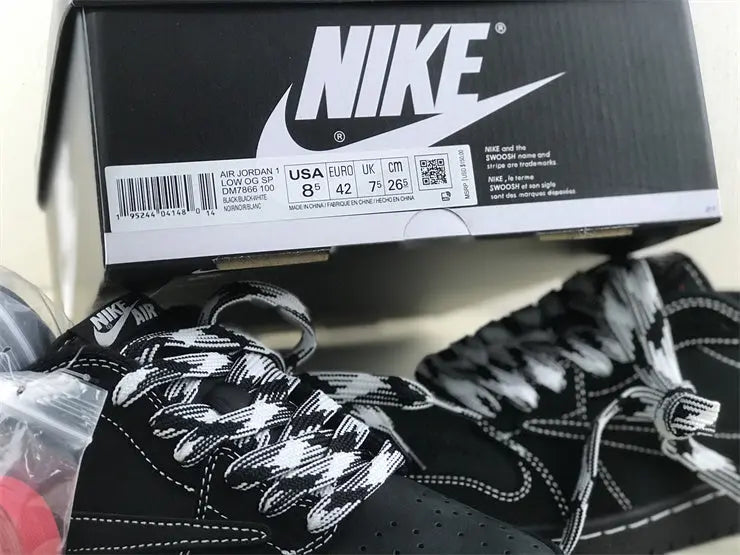 Travis Scott x Air Jordan 1 Low OG “Black Phantom” SECOND SOURCE