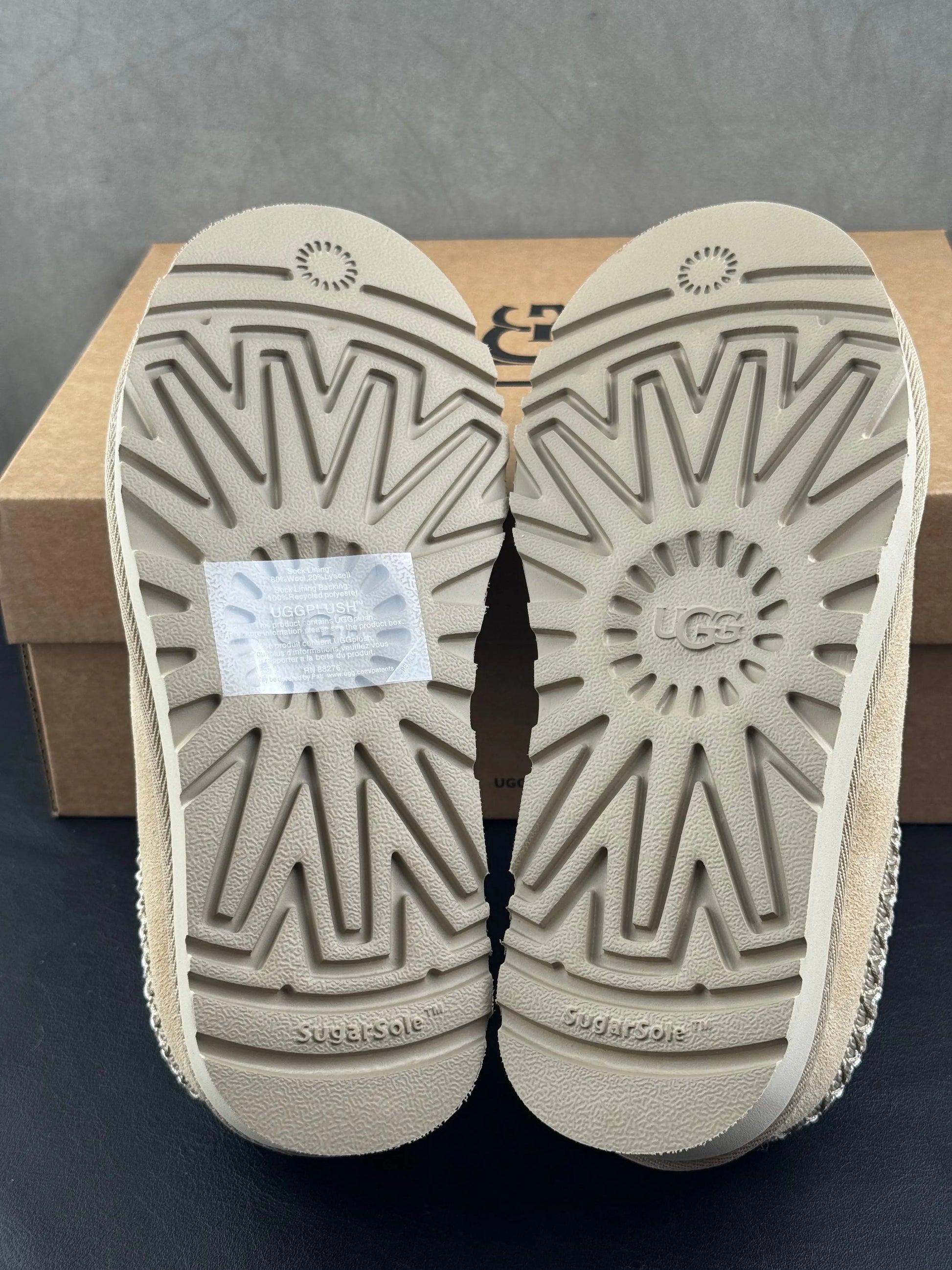 UGG Tasman Slippers Beige - SECOND SOURCE