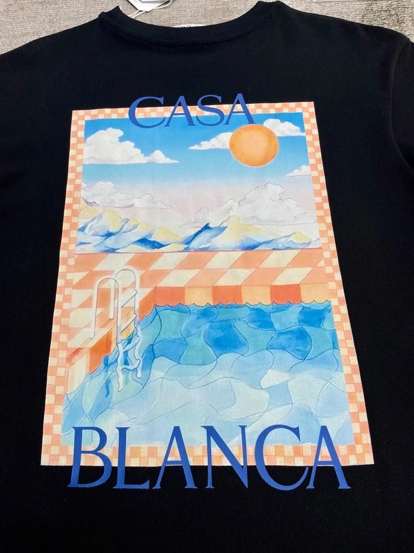 Casa Blanca Surreal Pool Tee - SECOND SOURCE