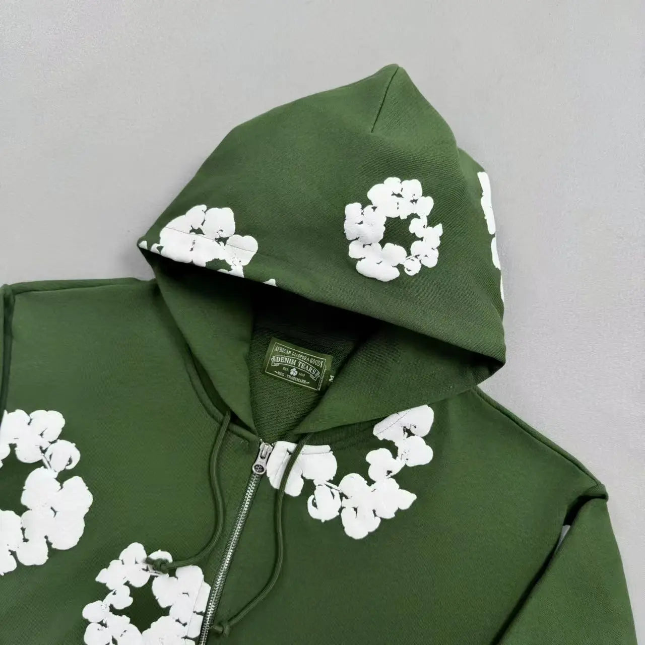 Denim Tears Hoodie Green - SECOND SOURCE