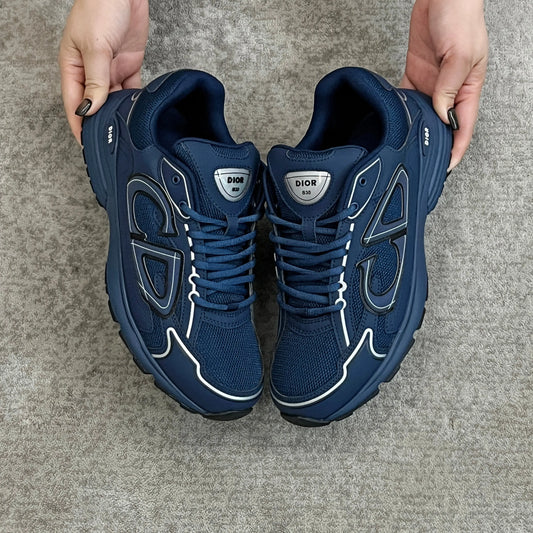 Dior B30 Countdown Sneaker in Navy SECOND SOURCE