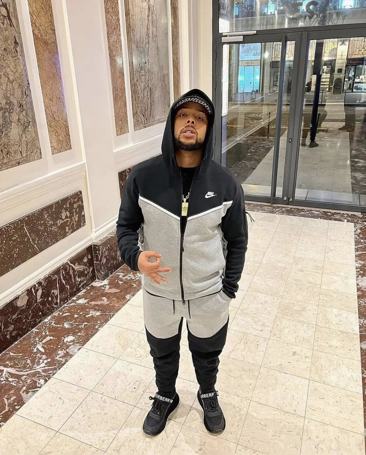 Nike Tech Fleece Dark Grey Black 2020 - SECOND SOURCE