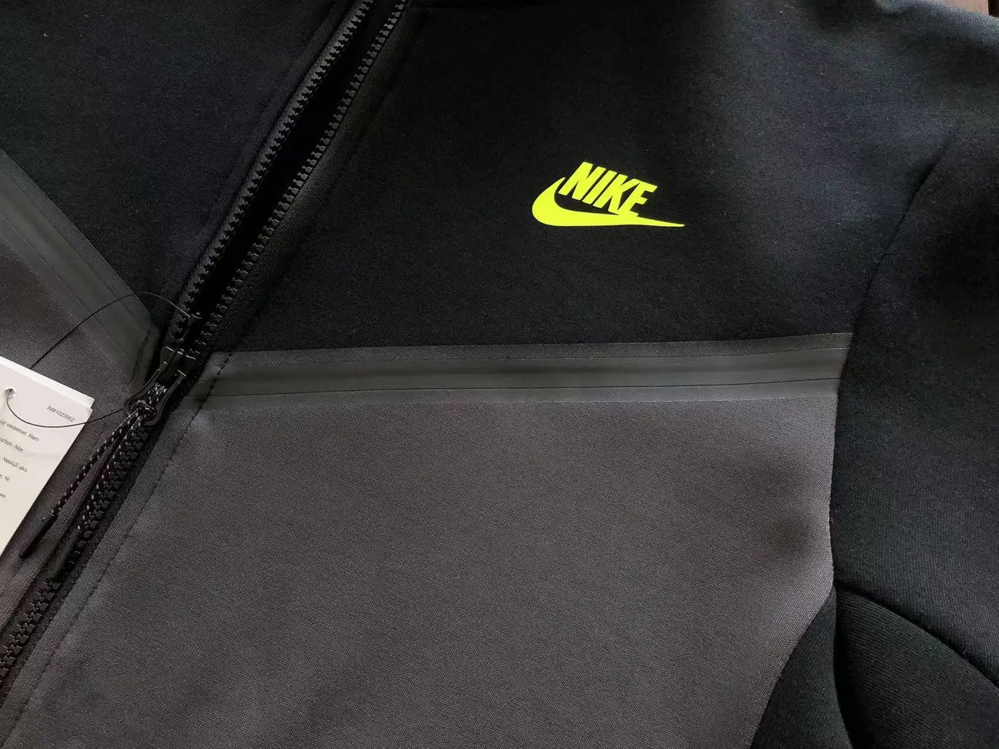 Nike Tech Fleece Black Anthracite Volt - SECOND SOURCE
