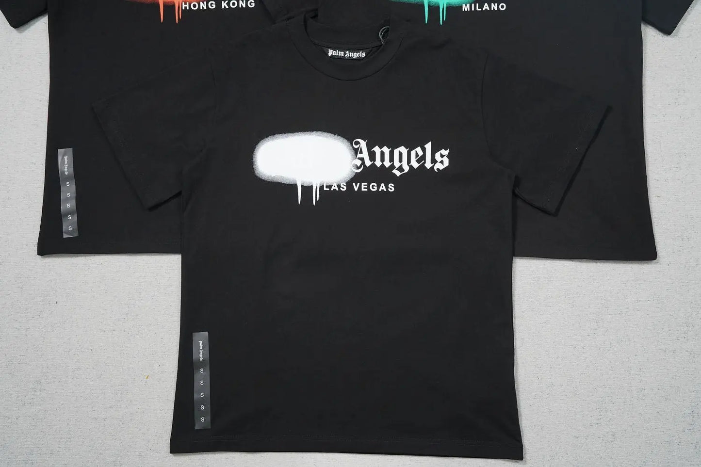 Palm Angles Spray Paint T-Shirt - SECOND SOURCE