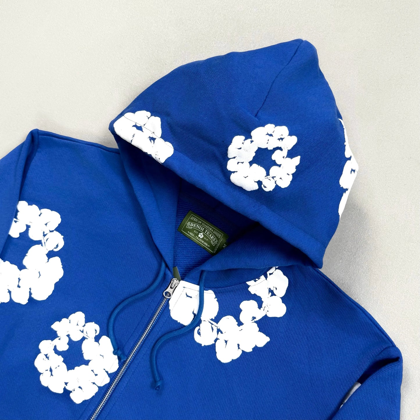 Denim Tears Hoodie Blue - SECOND SOURCE