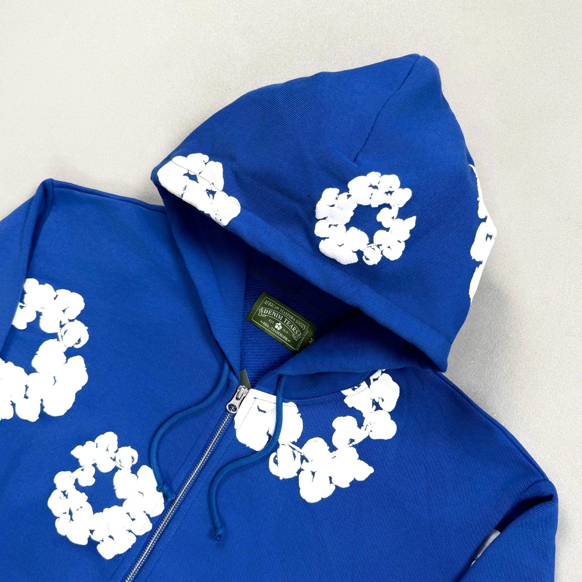 Denim Tears Hoodie Blue - SECOND SOURCE