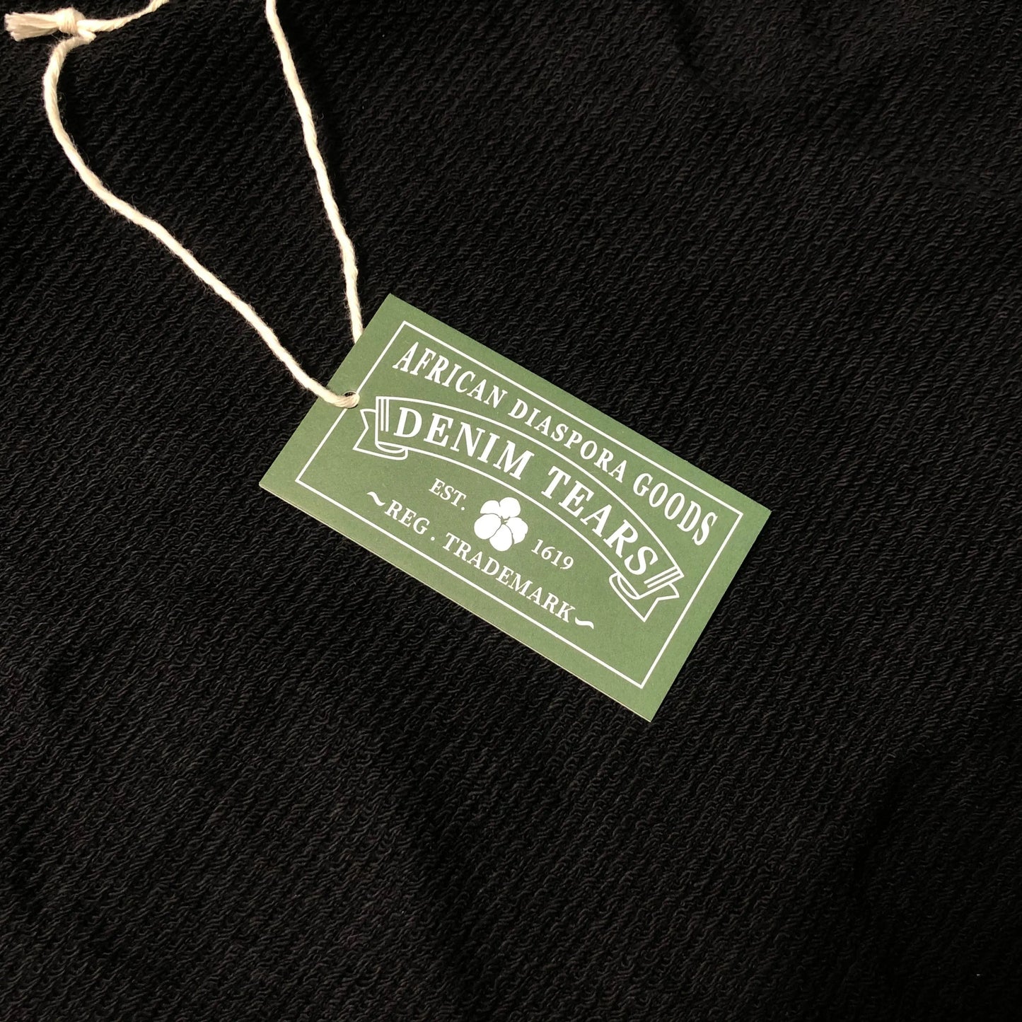 Denim Tears Hoodie Black - SECOND SOURCE