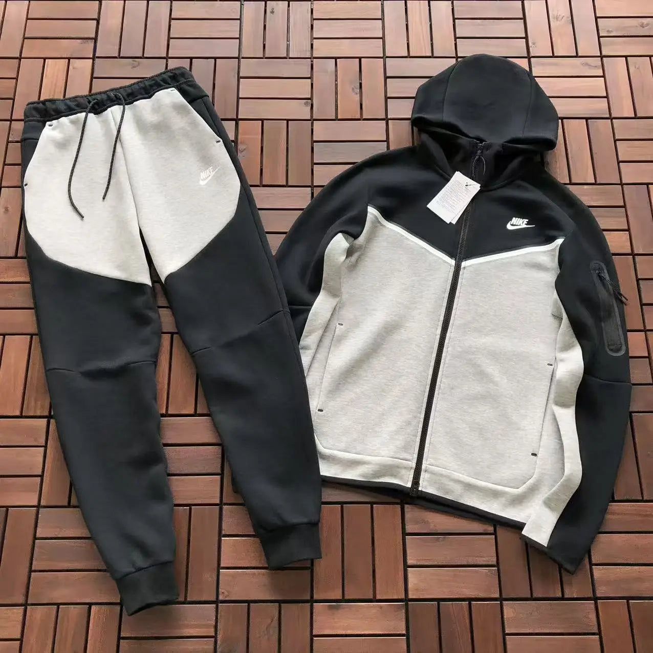 Nike Tech Fleece Dark Grey Black 2020 - SECOND SOURCE