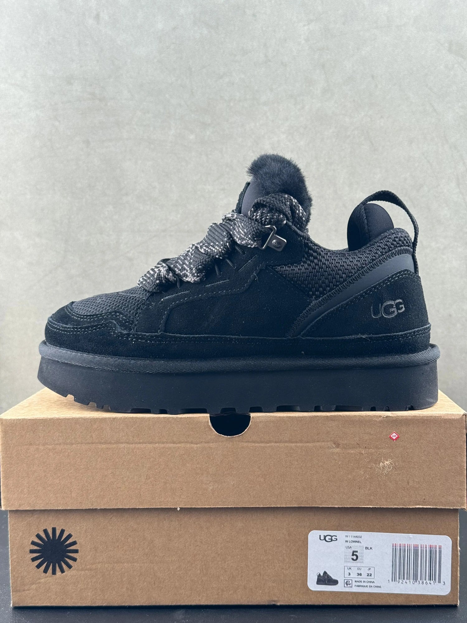 UGG Lowmel Sneakers Black - SECOND SOURCE
