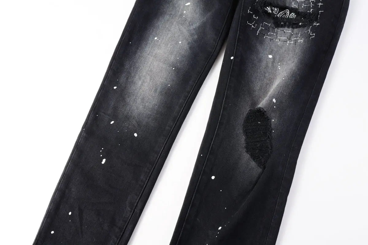 Purple Brand Jeans Black Bandanna - SECOND SOURCE