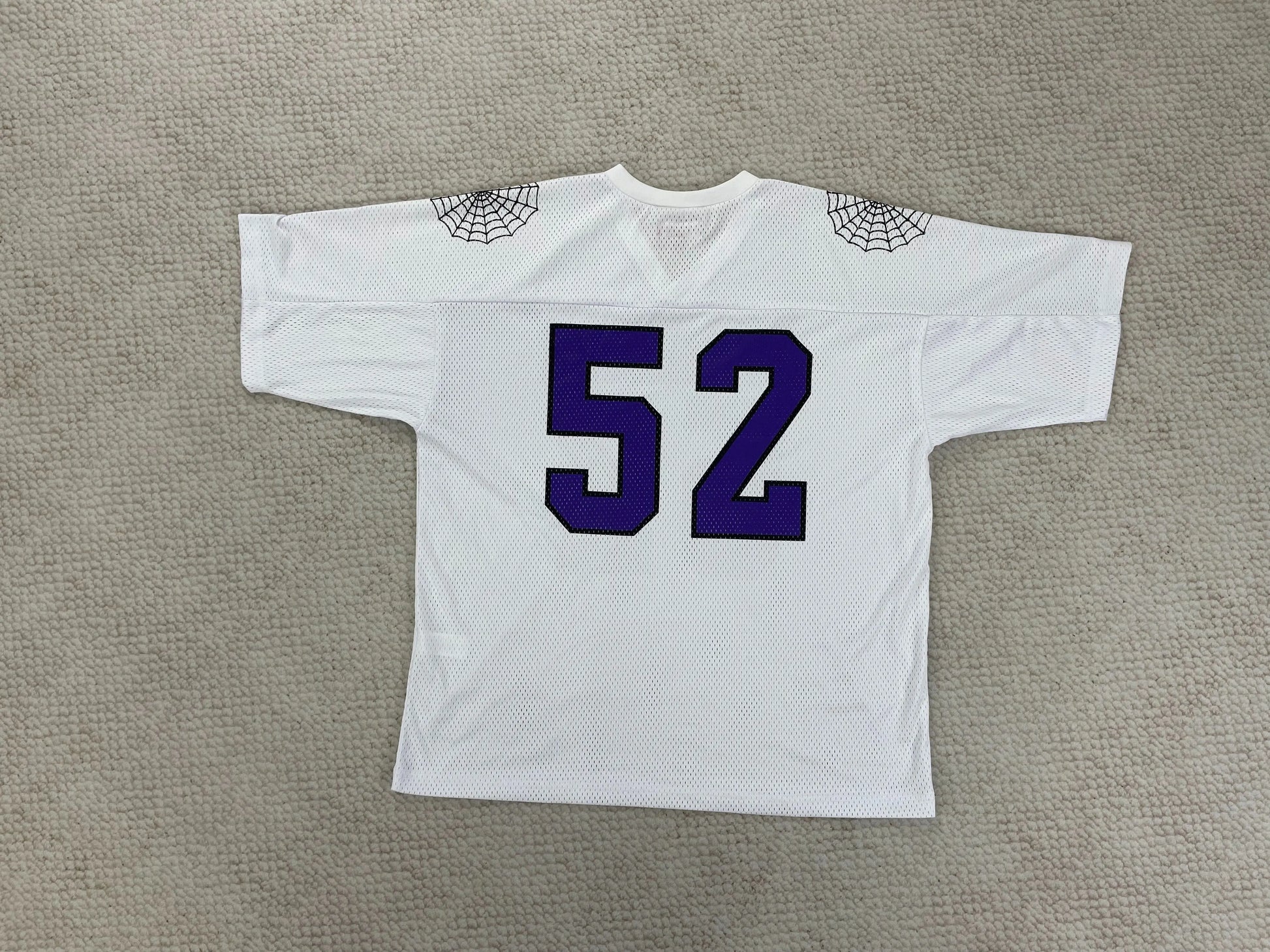 Supreme Spiderweb Black Football Jersey SECOND SOURCE