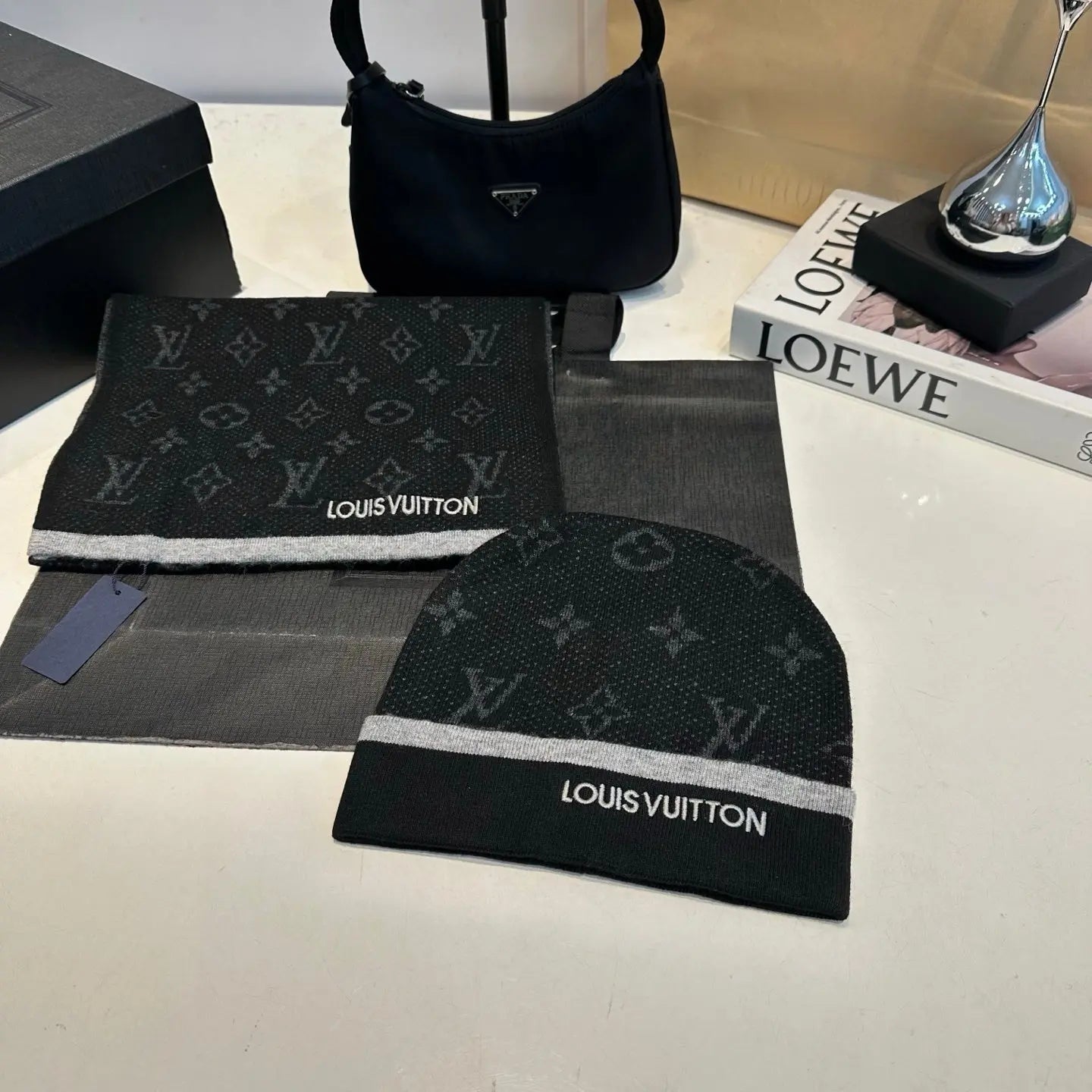 Louis Vuitton Scarf Set 4 - SECOND SOURCE