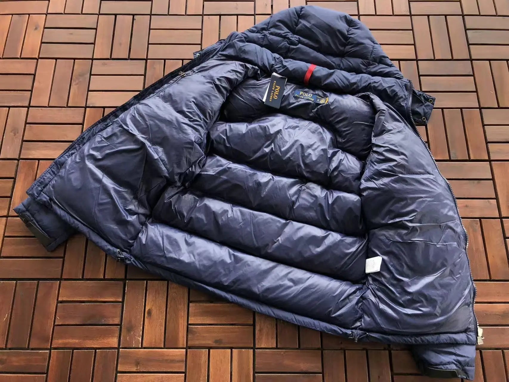 Polo Ralph Lauren Navy/Black Gorham Down Puffer Jackets SECOND SOURCE
