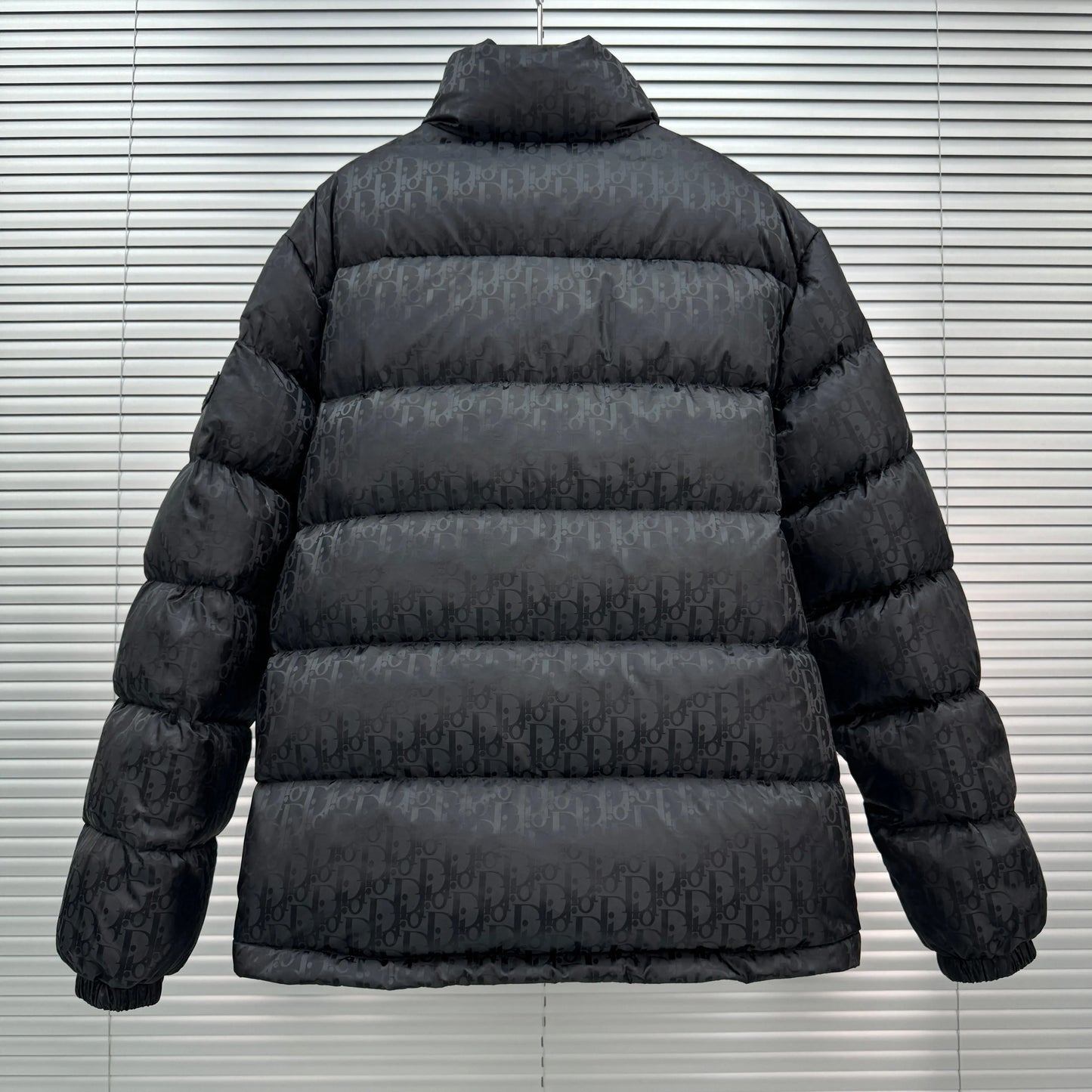 Dior Oblique Monogram Puffer In Black SECOND SOURCE