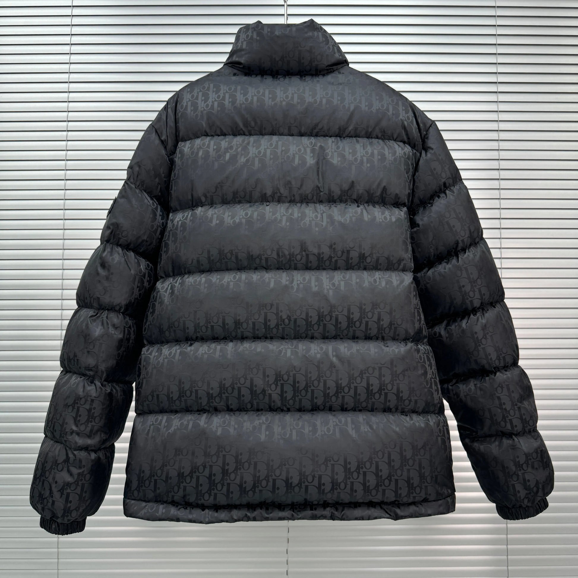 Dior Oblique Monogram Puffer In Black SECOND SOURCE