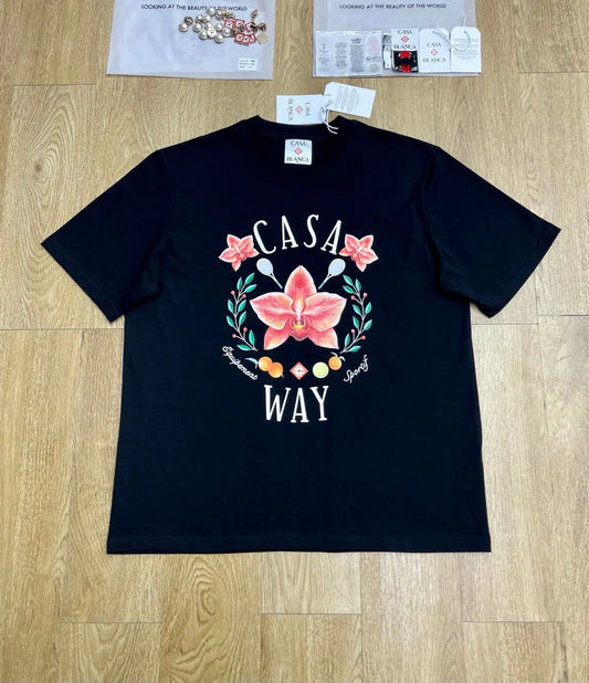 Casa Blanca Orchid Tennis Tee - SECOND SOURCE