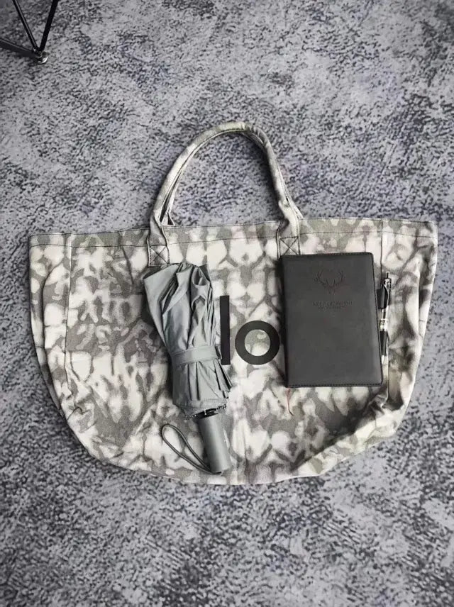 Alo Cotton Tote Bag Grey SECOND SOURCE
